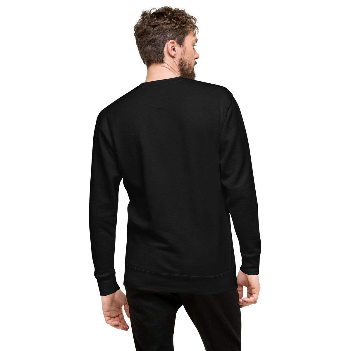 First Light 05:42 Sweatshirt in Black, back view
