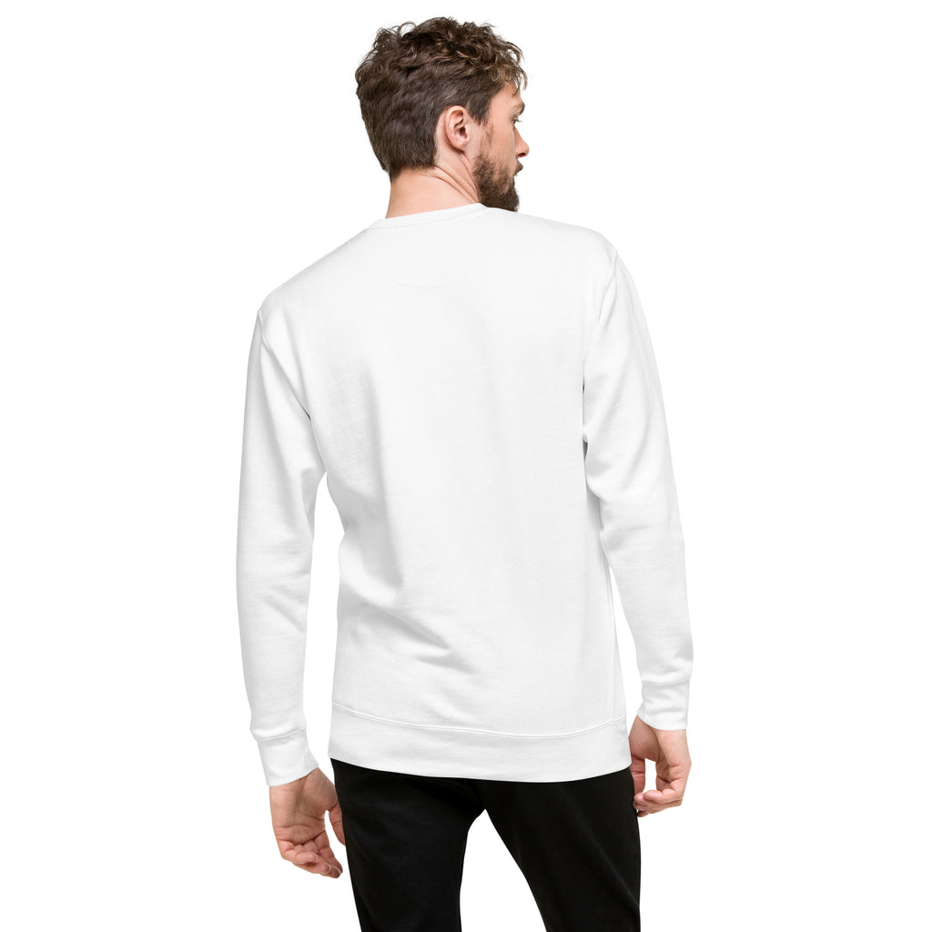 Tokyo Kissa Club Sweatshirt in White, back view